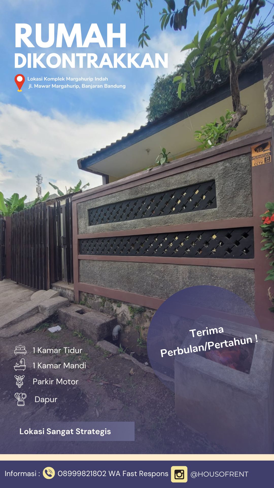 Properti terbaik untuk dijual atau disewa - Ready Rumah Dikontrakan Wilayah Banjaran Margahurip Jawabarat
